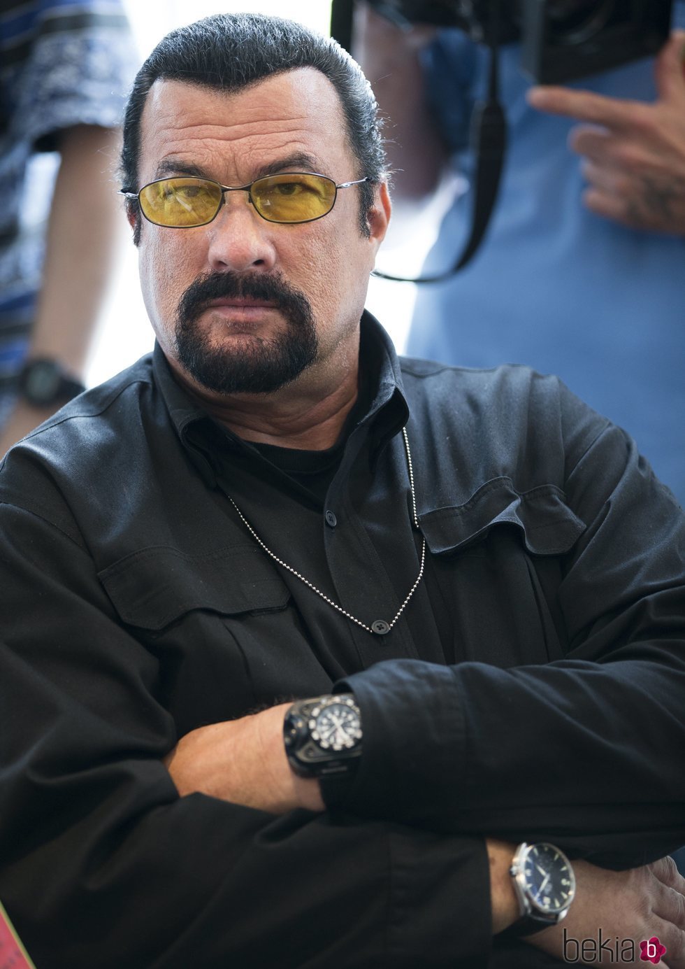 Steven Seagal durante su visita a Moscú en 2016