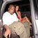 Kim Kardashian y Kanye West llegando a la fiesta del 21 cumpleaños de Kylie Jenner