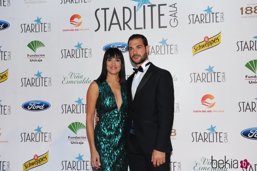 Irene Villa y su marido en la Gala Starlite de Marbella 2018