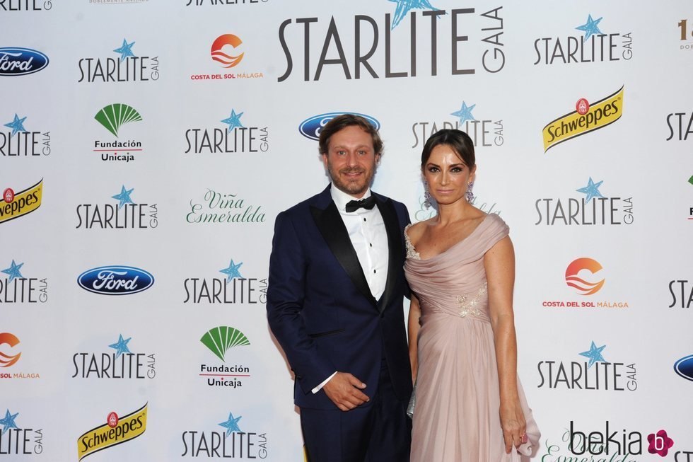 Juan Peña y su mujer en la Gala Starlite de Marbella 2018