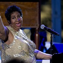Aretha Franklin actuando en el Día Internacional del Jazz 2016