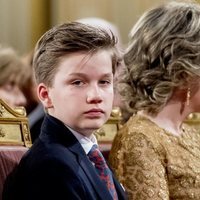 El Príncipe Gabriel de Bélgica en el Concierto de Navidad 2018