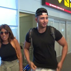 Chabelita Pantoja y Omar Montes en su regreso a España tras su vacaciones en Miami
