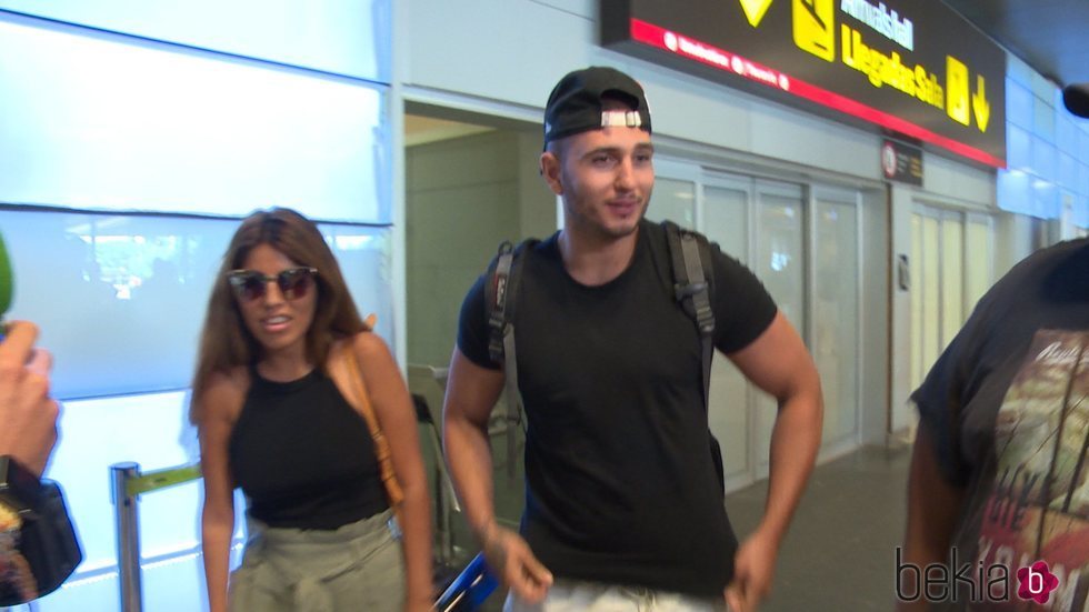 Chabelita Pantoja y Omar Montes en su regreso a España tras su vacaciones en Miami