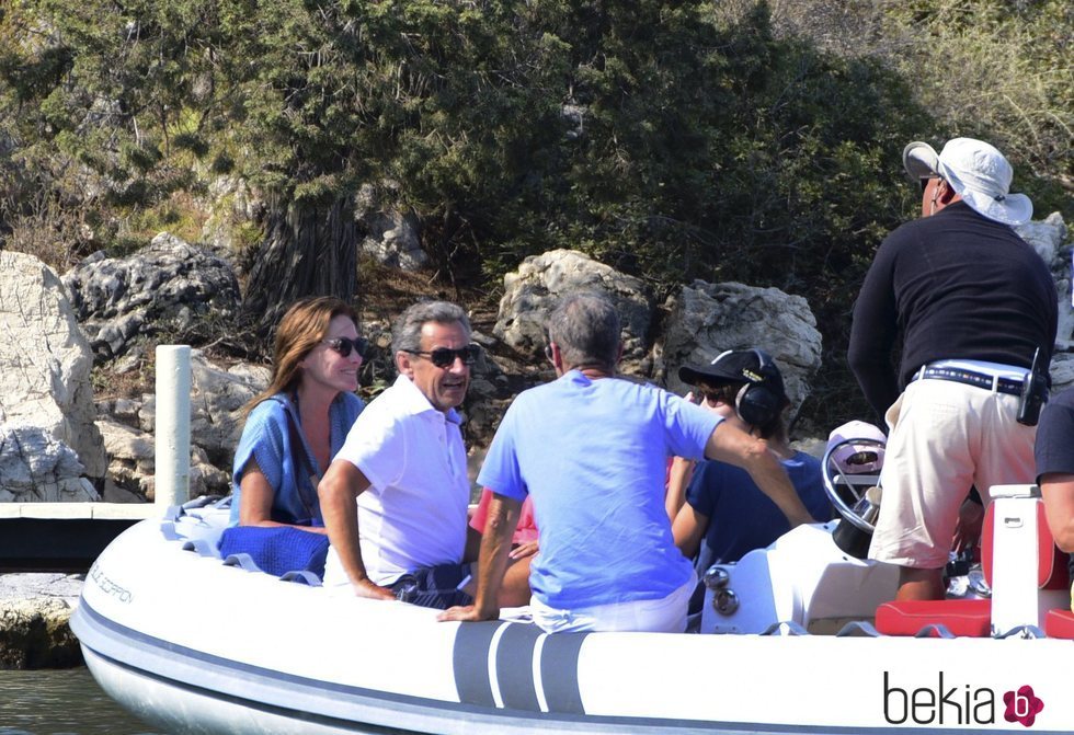 Nicolas Sarkozy y Carla Bruni durante sus vacaciones en Bodrum