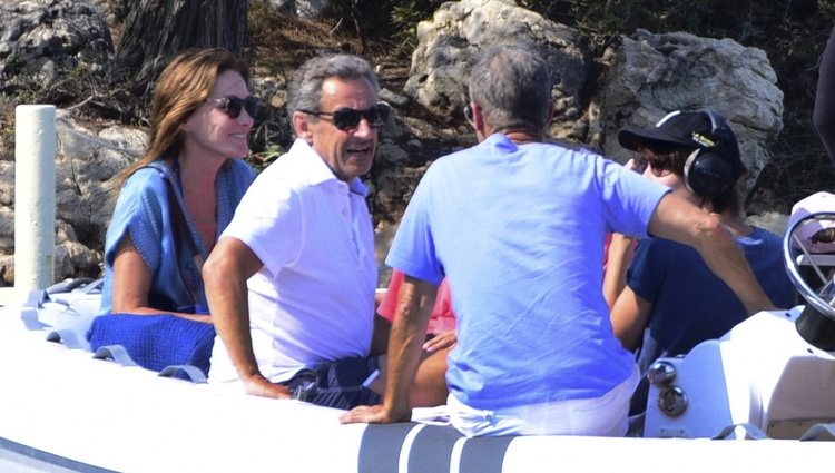 Nicolas Sarkozy y Carla Bruni durante sus vacaciones en Bodrum