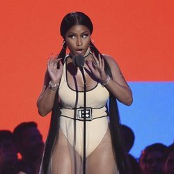 Nicki Minaj durante su actuación en los Video Music Awards 2018