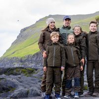 La Familia Real danesa de visita oficial en las Islas Faroe