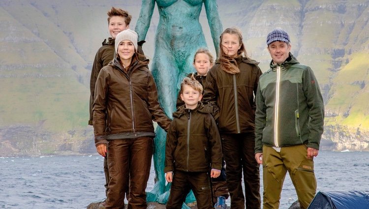 La Familia Real danesa en una visita oficial en las Islas Faroe
