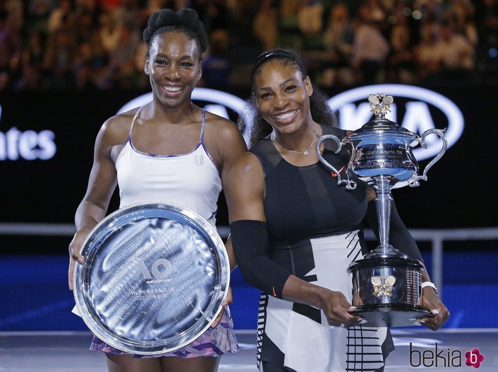 Serena y Venus Williams en la final del Open de Australia 2017
