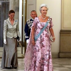Benedicta de Dinamarca en la cena de gala en honor a Emmanuel Macron