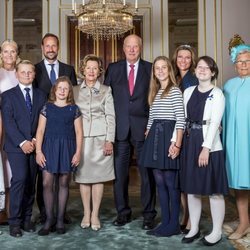 La Familia Real Noruega en las Bodas de Oro de los Reyes Harald y Sonia de Noruega