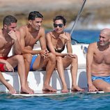 Zinedine Zidane en Ibiza junto a fu familia