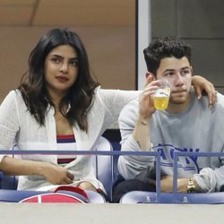 Nick Jonas y Priyanka Chopra en el USA OPEN 2018