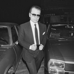Karl Lagerfeld en París en 1978