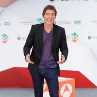 Manel Fuentes en la presentación de 'Tu cara me suena 7' en el FesTVal de Vitoria 2018