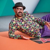 José Corbacho posando en la presentación de 'Tu cara me suena 7' en el FesTVal de Vitoria 2018