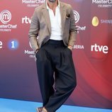 Óscar Higares  en la presentación de 'Masterchef Celebrity 3' en el FesTVal de Vitoria 2018