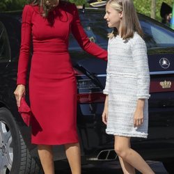 La Reina Letizia y la Princesa Leonor en Covadonga