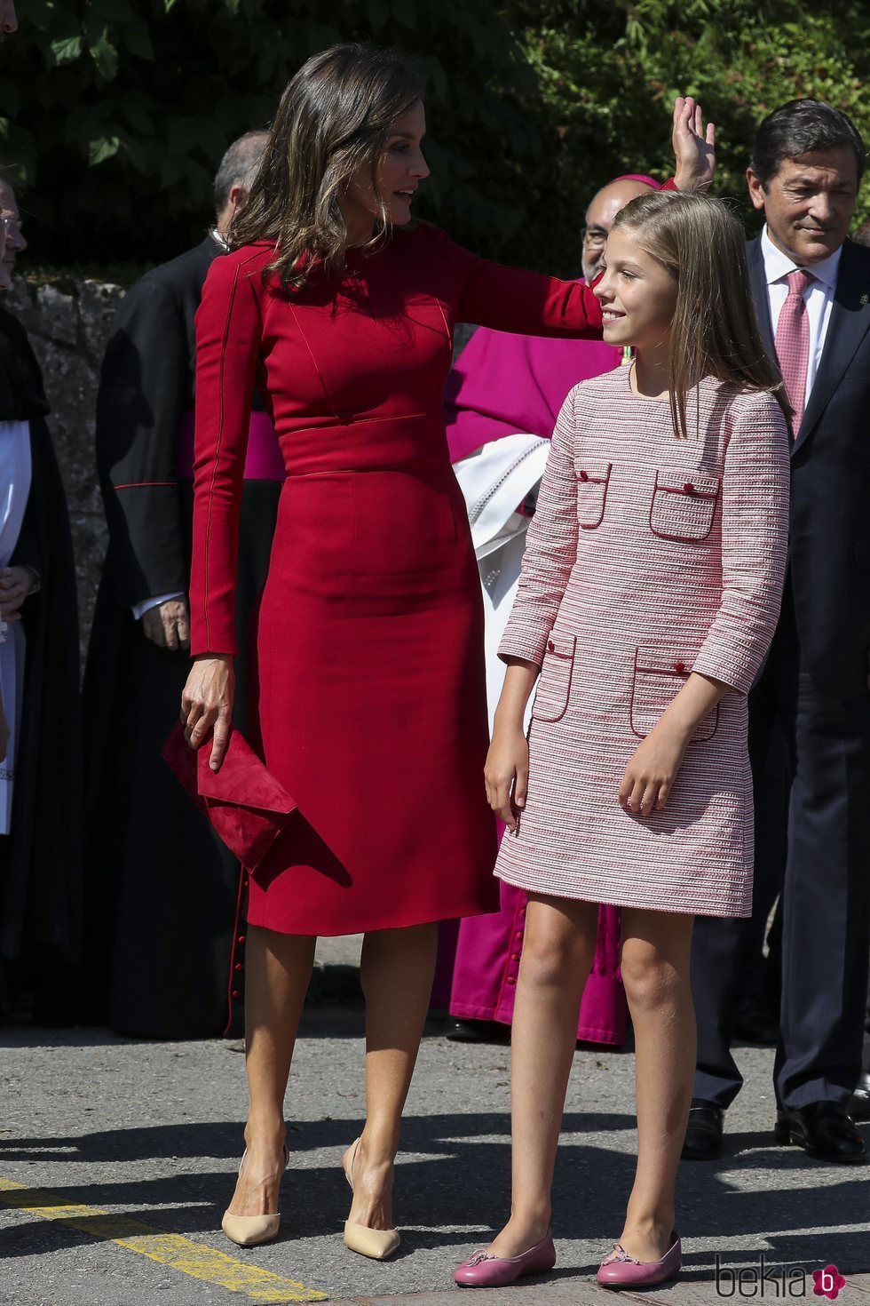 La Reina Letizia y la Infanta Sofía en Covadonga