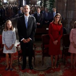 Los Reyes Felipe y Letizia en la Misa por el centenario de la Coronación de la Virgen de Covadonga