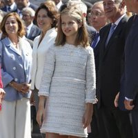 La Princesa Leonor en su primera visita oficial a Covadonga
