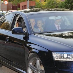 Los Reyes Felipe y Letizia, la Princesa Leonor y la Infanta Sofía en la vuelta al cole