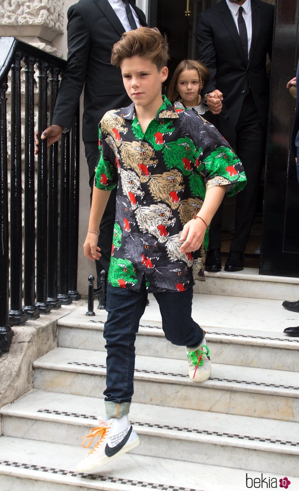 Cruz Beckham en la London Fashion Week