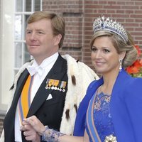 Guillermo Alejandro y Máxima de Holanda el día de su coronación