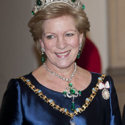 Ana María de Grecia en el 40 aniversario en el trono de Margarita de Dinamarca