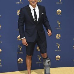 Mario Lopez en la alfombra roja de los Premios Emmy 2018