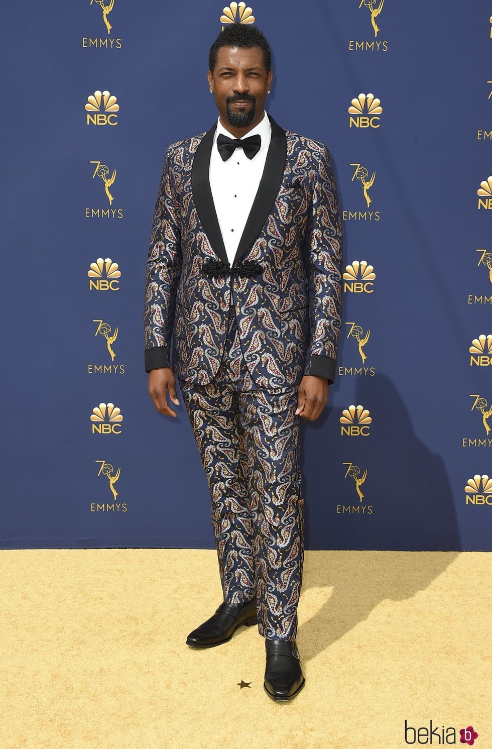 Deon Cole en la alfombra roja de los Premios Emmy 2018