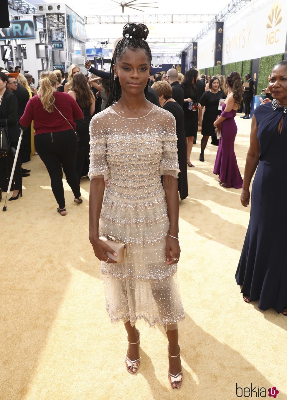 Letitia Wright en los Premios Emmy 2018 - Foto en Bekia Actualidad