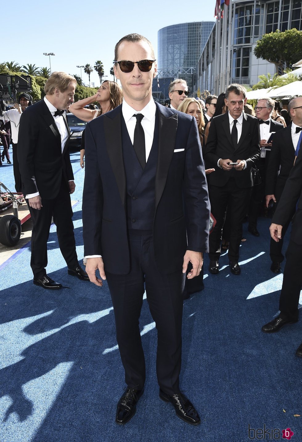 Benedict Cumberbatch a su llegada a los Premios Emmy 2018
