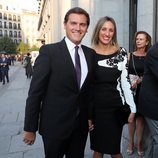 Albert Rivera y Beatriz Tajuelo a su llegada al Teatro Real para la inauguración de la temporada 2018