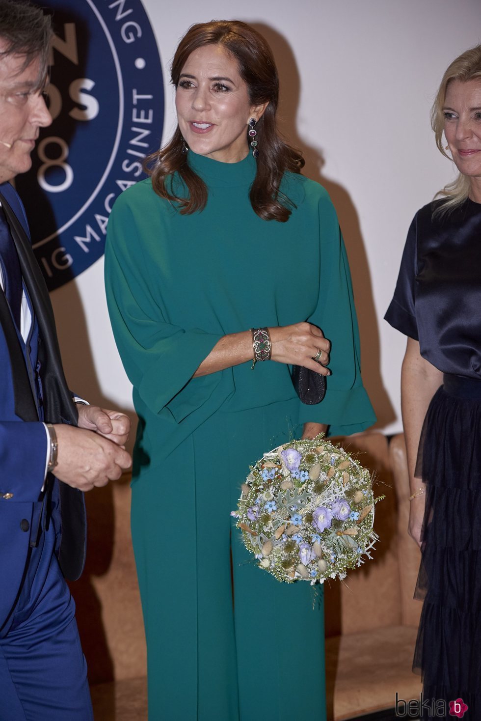 La Princesa Mary de Dinamarca presidiendo unos premios de moda en Copenhague