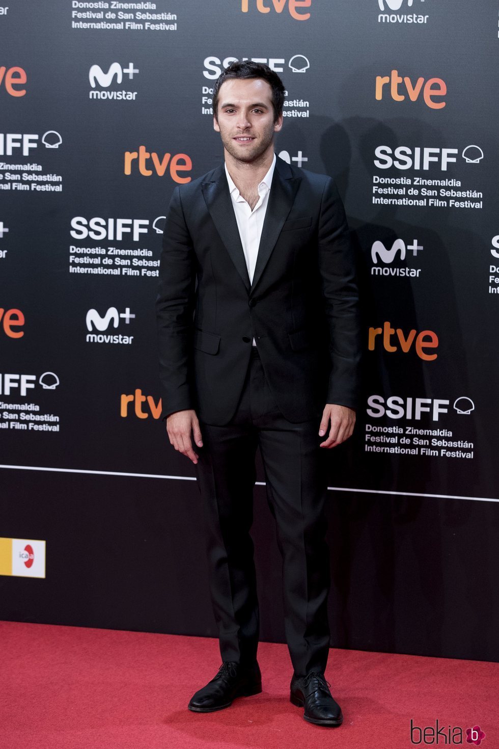 Ricardo Gómez en el Festival de Cine de San Sebastián de 2018