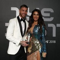 Sergio Ramos y Pilar Rubio en The Best FIFA 2018