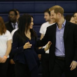 Meghan Markle y el Príncipe Harry, muy cómplices en la entrega de los premios Coach Core