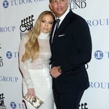 Jennifer Lopez y Alex Rodriguez en la cena Great Sports Legends de 2018