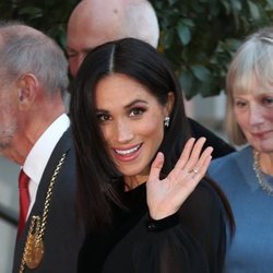 Meghan Markle acude a su primer acto oficial en solitario