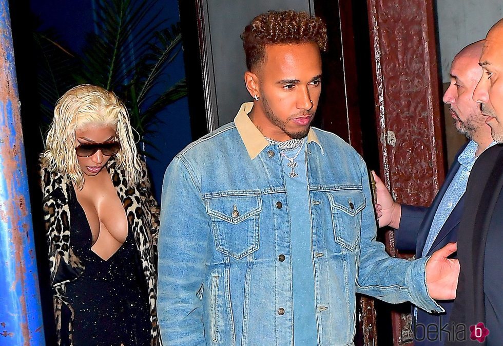 Lewis Hamilton y Nicki Minaj juntos en Nueva York