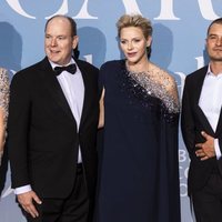 Alberto y Charlene de Mónaco, Orlando Bloom y Katy Perry en la Gala Global Ocean 2018 de la Fundación Príncipe Alberto II de Mónaco