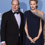 Alberto y Charlene de Mónaco en la Gala Global Ocean 2018 de la Fundación Príncipe Alberto II de Mónaco
