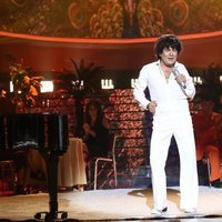José Corbacho imitando a El Puma en la primera gala de 'Tu cara me suena 7'