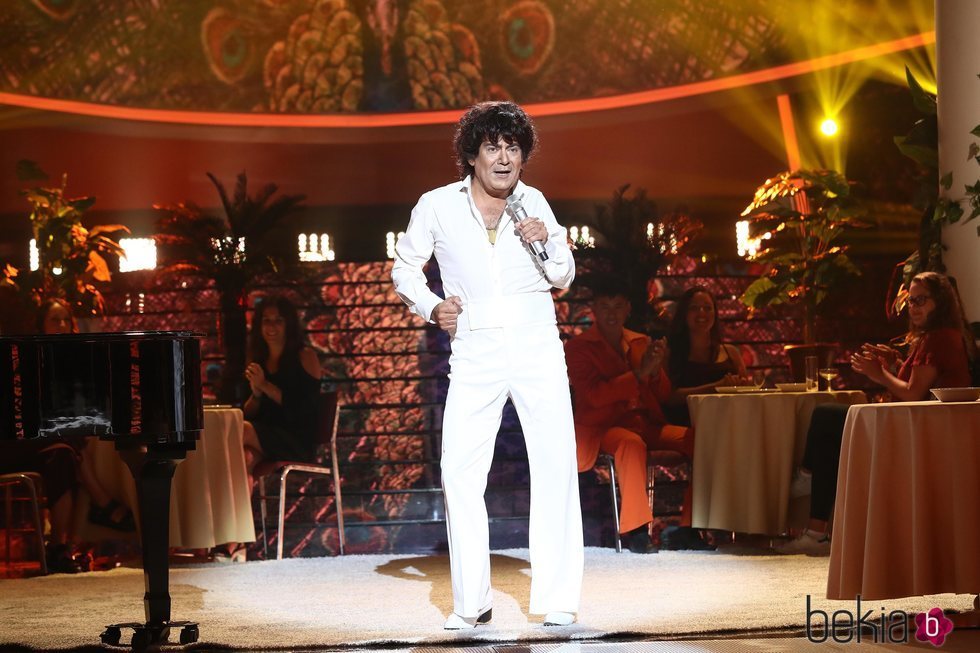 José Corbacho imitando a El Puma en la primera gala de 'Tu cara me suena 7'
