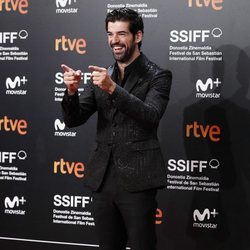 Miguel Ángel Muñoz durante el Festival de San Sebastián 2018