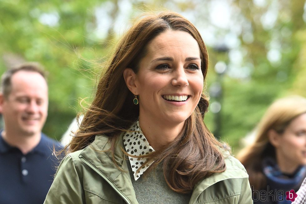 Kate Middleton, muy sonriente tras retomar su agenda
