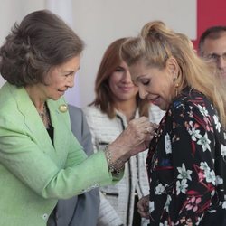 La Reina Sofía y Jenny Llada en el Día de la Banderita 2018