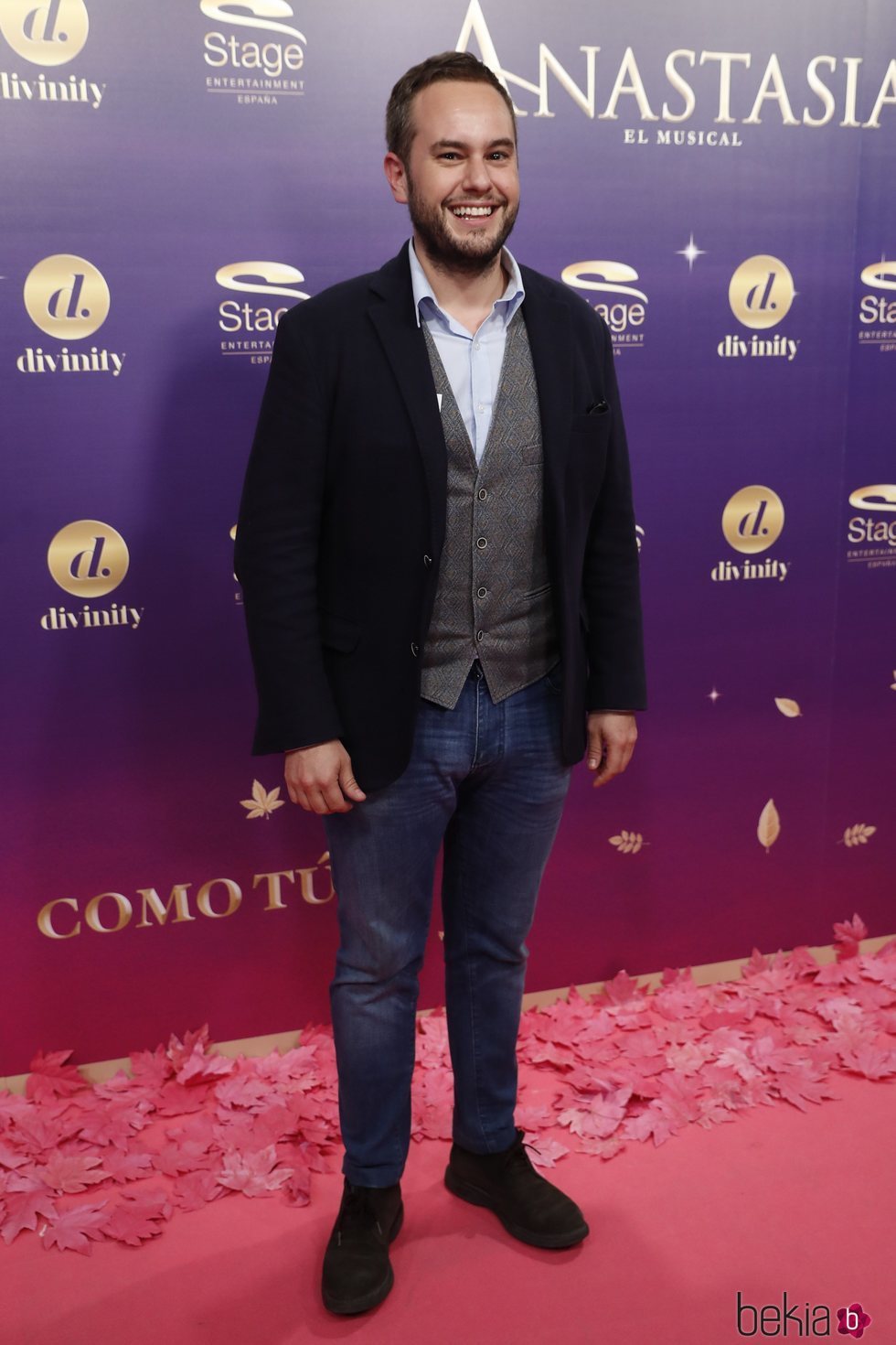 Jorge Blas en el estreno del musical 'Anastasia' en Madrid